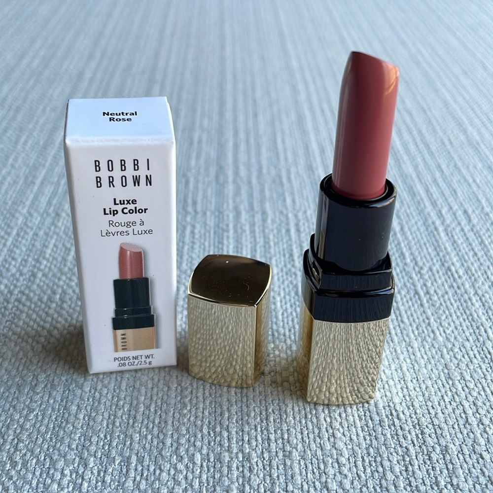 Bobbi Brown mini luxe lipstick in neutral rose - Picture 10 of 14